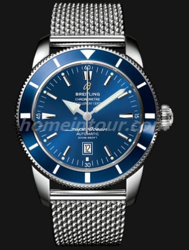 百年灵A1732016_C734_152A男表超级海洋文化系列-银色表带/表径46mm