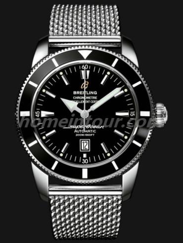 百年灵A1732024_B868_152A男表超级海洋文化系列-银色表带/表径46mm