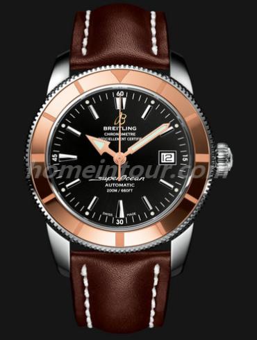 百年灵U1732112_BA61_437X_A20BA.1男表超级海洋文化系列-棕色表带/表径42mm