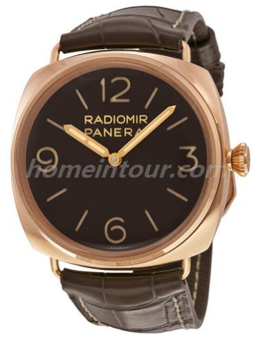 沛纳海PAM00379男表Radiomir系列-棕色表带/表径47mm