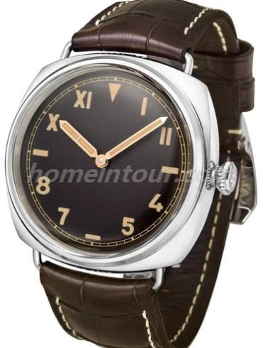 沛纳海PAM00376男表Radiomir系列-棕色表带/表径47mm