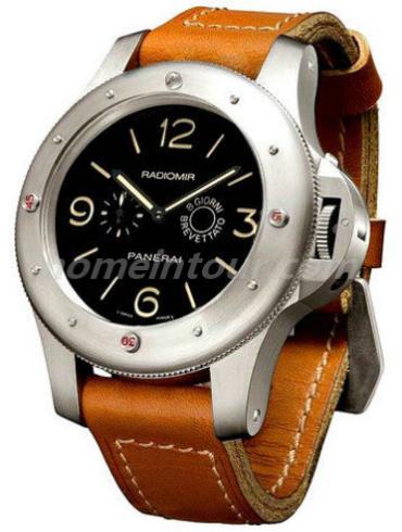 沛纳海PAM00341男表Radiomir系列-棕色表带/表径60mm