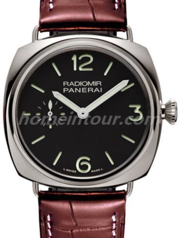 沛纳海PAM00337男表Radiomir系列-红棕色表带/表径42mm
