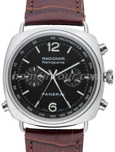 沛纳海PAM00214男表Radiomir系列-棕色表带/表径45mm