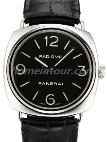 沛纳海PAM00210男表Radiomir系列-黑色表带/表径45mm