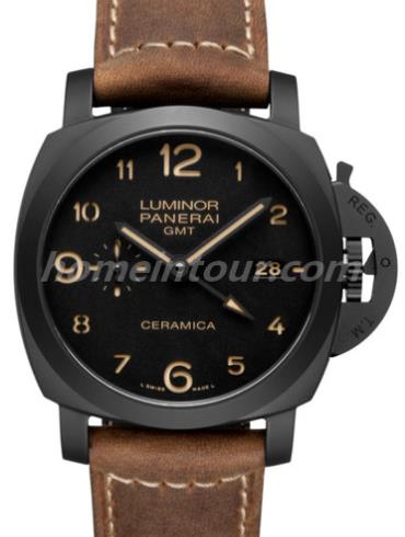 沛纳海PAM00441男表LUMINOR 庐米诺-棕色表带/表径44mm