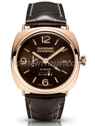 沛纳海PAM00395男表LUMINOR 庐米诺-棕色表带/表径45mm