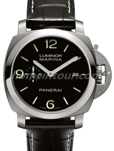 沛纳海PAM00312男表LUMINOR 庐米诺-黑色表带/表径44mm