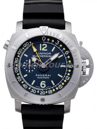 沛纳海PAM00307男表LUMINOR 庐米诺-黑色表带/表径47mm