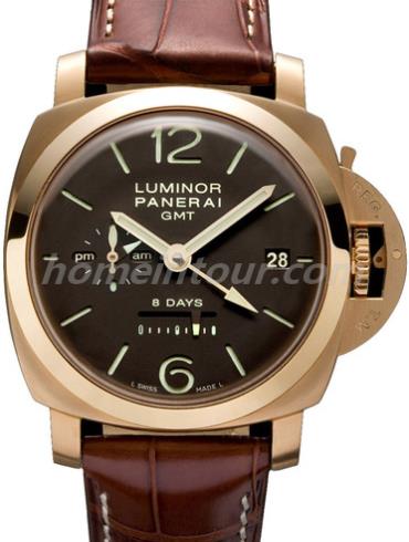沛纳海PAM00289男表LUMINOR 庐米诺-棕色表带/表径44mm