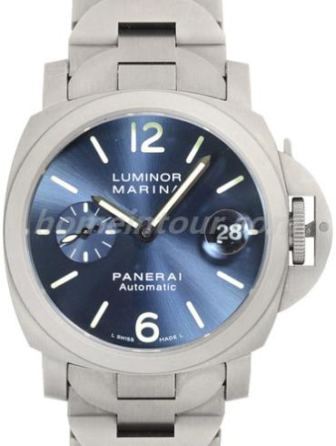 沛纳海PAM00283男表LUMINOR 庐米诺-银色表带/表径40mm