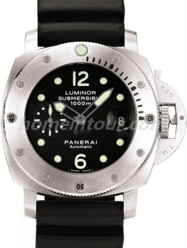 沛纳海PAM00243男表LUMINOR 庐米诺-黑色表带/表径44mm