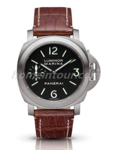 沛纳海PAM00177男表LUMINOR 庐米诺-棕色表带/表径44mm