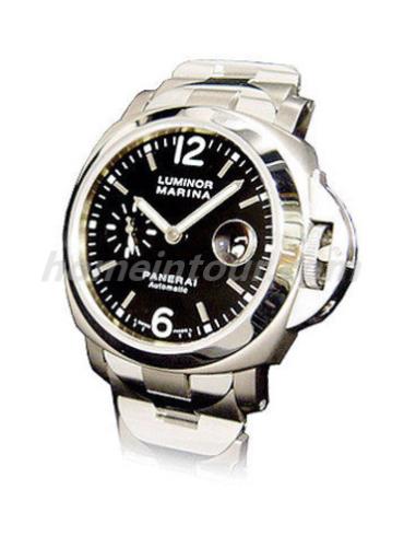 沛纳海PAM00165男表LUMINOR 庐米诺-银色表带/表径44mm