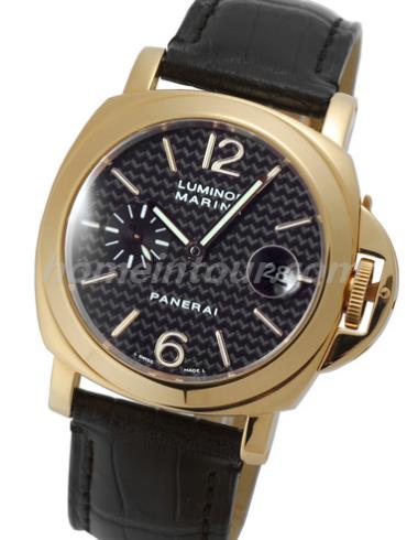 沛纳海PAM00140男表LUMINOR 庐米诺-黑色表带/表径44mm