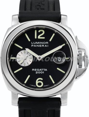 沛纳海PAM00107男表LUMINOR 庐米诺-黑色表带/表径44mm