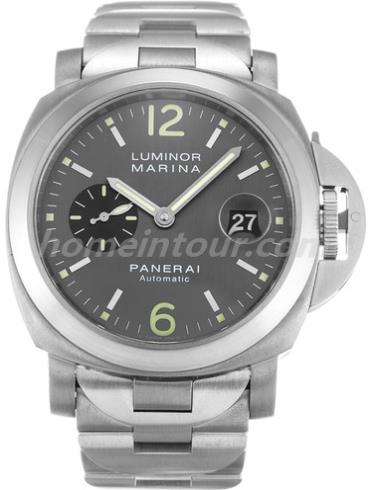 沛纳海PAM00091男表LUMINOR 庐米诺-银色表带/表径44mm