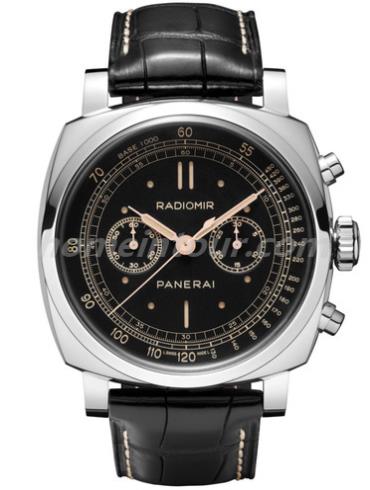 沛纳海PAM00520男表Radiomir系列-黑色表带/表径45mm