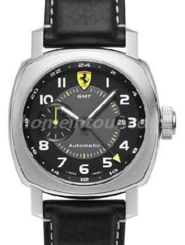 沛纳海Fer00009男表法拉利系列-黑色表带/表径45mm