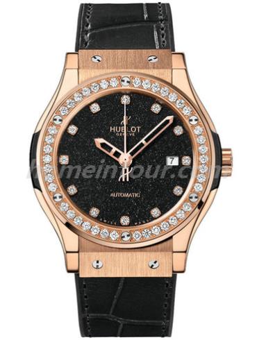 宇舶542.ON.8490.LR.1204女表经典融合系列-黑色表带/表径42mm