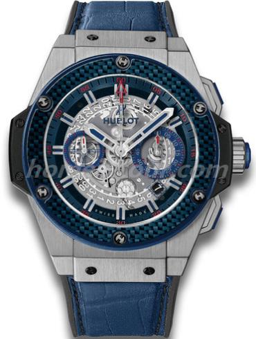 宇舶701.NQ.0137.GR.SPO14男表王者至尊系列-蓝色表带/表径48mm