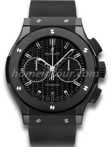 宇舶521.CM.1770.RX男表经典融合系列-黑色表带/表径45mm