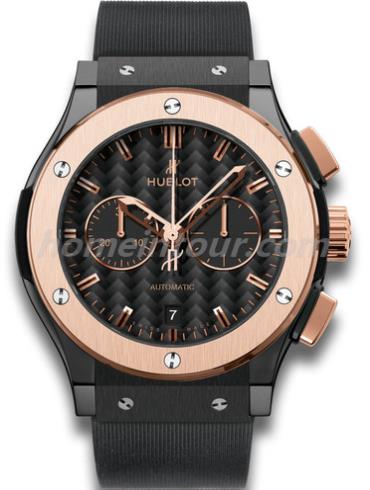 宇舶521.CO.1780.RX男表经典融合系列-黑色表带/表径45mm