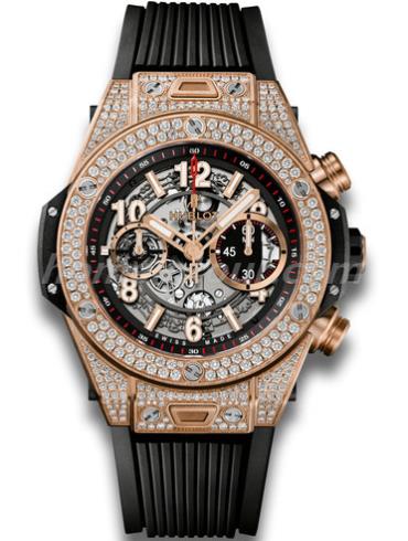 宇舶411.OX.11180.RX.1704男表BIG BANG系列-黑色表带/表径45mm