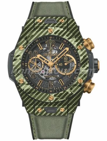 宇舶411.YL.1198.NR.ITI16男表BIG BANG系列-淡绿色表带/表径45mm