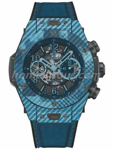 宇舶411.YL.5190.NR.ITI16男表BIG BANG系列-蓝色表带/表径45mm