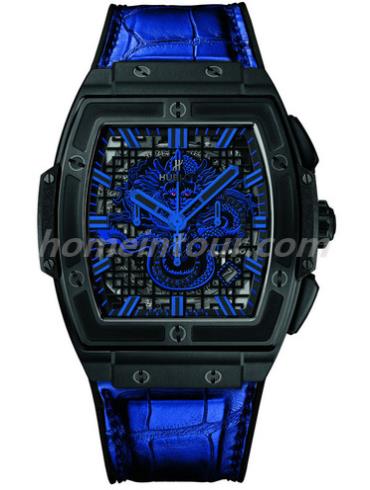 宇舶601.CI.1190.LR.BLF16男表BIG BANG系列-蓝色表带/表径47.70 x 56.30mm