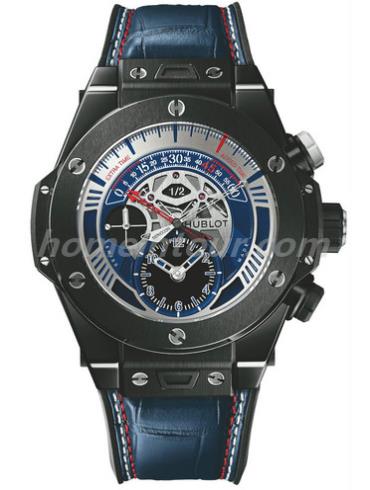 宇舶413.CX.7123.LR.EUR16男表BIG BANG系列-蓝色表带/表径45mm