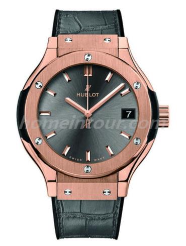 宇舶581.OX.7081.LR女表经典融合系列-灰色表带/表径33mm