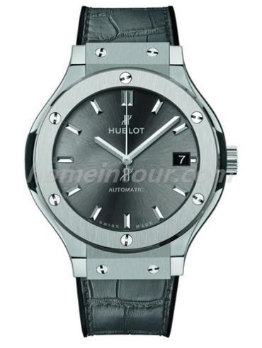 宇舶565.NX.7071.LR男表经典融合系列-灰色表带/表径38mm