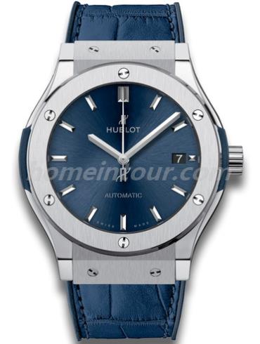 宇舶511.NX.7170.LR男表经典融合系列-蓝色表带/表径45mm