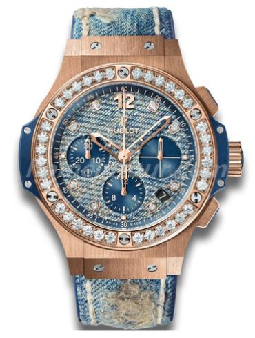 宇舶341.PL.2780.NR.1204.JEANS男表BIG BANG系列-蓝色表带/表径41mm