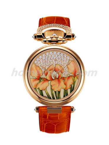 播威AF39557-S02女表Fleurier系列-红色表带/表径39mm