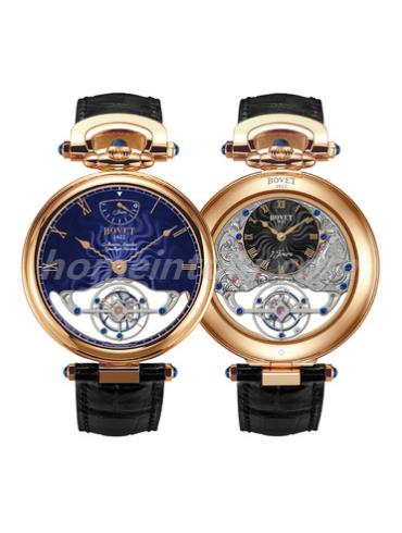 播威AIF0T019-GO男表Fleurier Grandes Complications系列-黑色表带/表径45mm