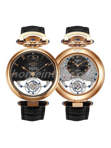 播威AIF0T001-GO男表Fleurier Grandes Complications系列-黑色表带/表径45mm