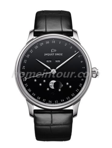 雅克德罗J012630270男表ASTRALE星辰系列-黑色表带/表径43mm