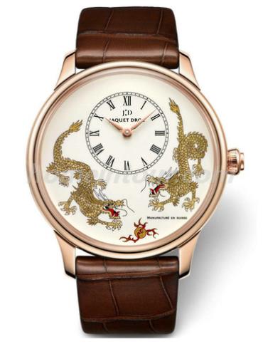 雅克德罗J005033217男表Les Ateliers D’art系列-棕色表带/表径43mm