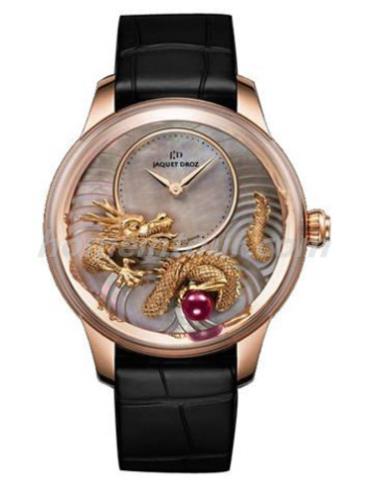 雅克德罗J005023271男表Les Ateliers D’art系列-黑色表带/表径41mm