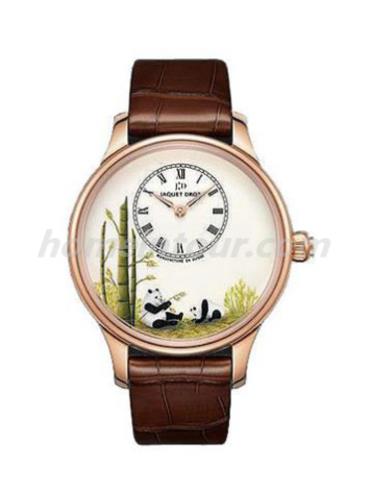 雅克德罗J005013202男表Les Ateliers D’art系列-棕色表带/表径39mm