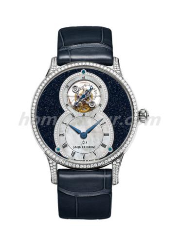 雅克德罗J013014270男表大秒针运动系列-蓝色表带/表径39mm