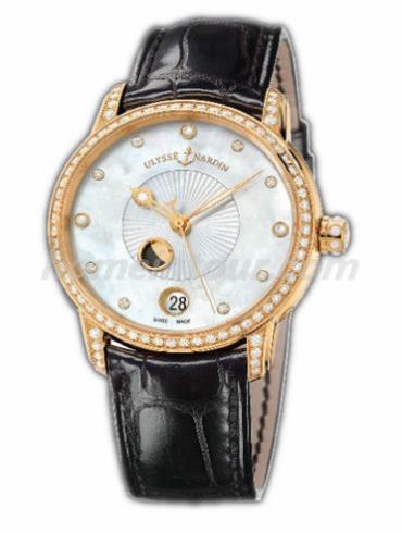 雅典8296-123BC-2_991女表女装复杂功能腕表系列-棕色表带/表径35mm