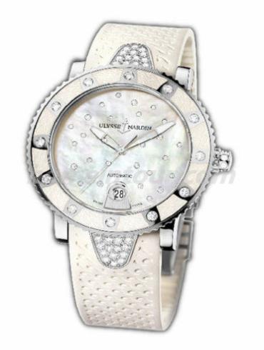 雅典8103-101E-3C_20女表航海系列-白色表带/表径40mm