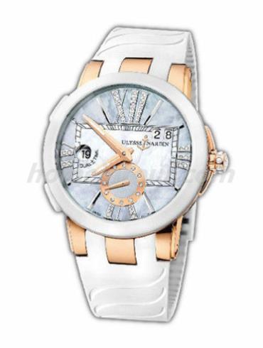 雅典246-10-3_392女表女装复杂功能腕表系列-白色表带/表径40mm