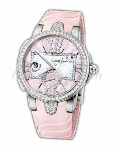 雅典243-10B-3C_397女表女装复杂功能腕表系列-粉色表带/表径40mm