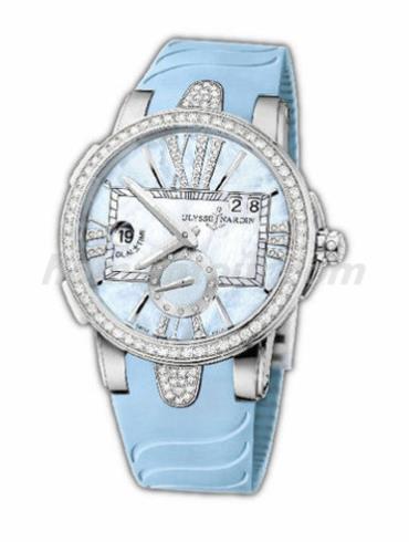 雅典243-10B-3C_393女表女装复杂功能腕表系列-蓝色表带/表径40mm