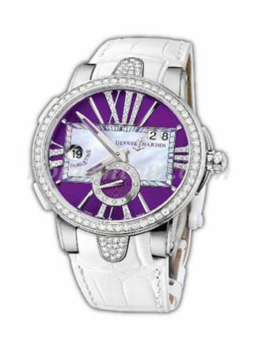 雅典243-10B_30-07女表女装复杂功能腕表系列-白色表带/表径40mm